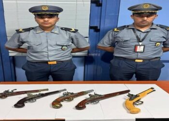 saisie douanes pistolets passagers Tlemcen